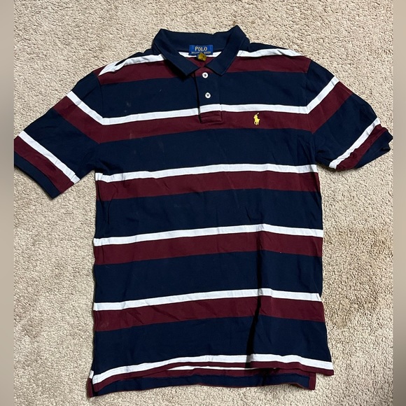 NWOT, Ralph Lauren Striped Polo, youth size XL - Picture 1 of 2